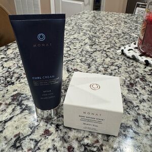 Monat Curl Cream and Refined Berry Scrub NeW travel size
